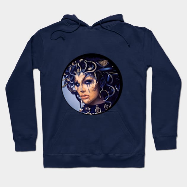 Medusa Makeup Hoodie by xzaclee16